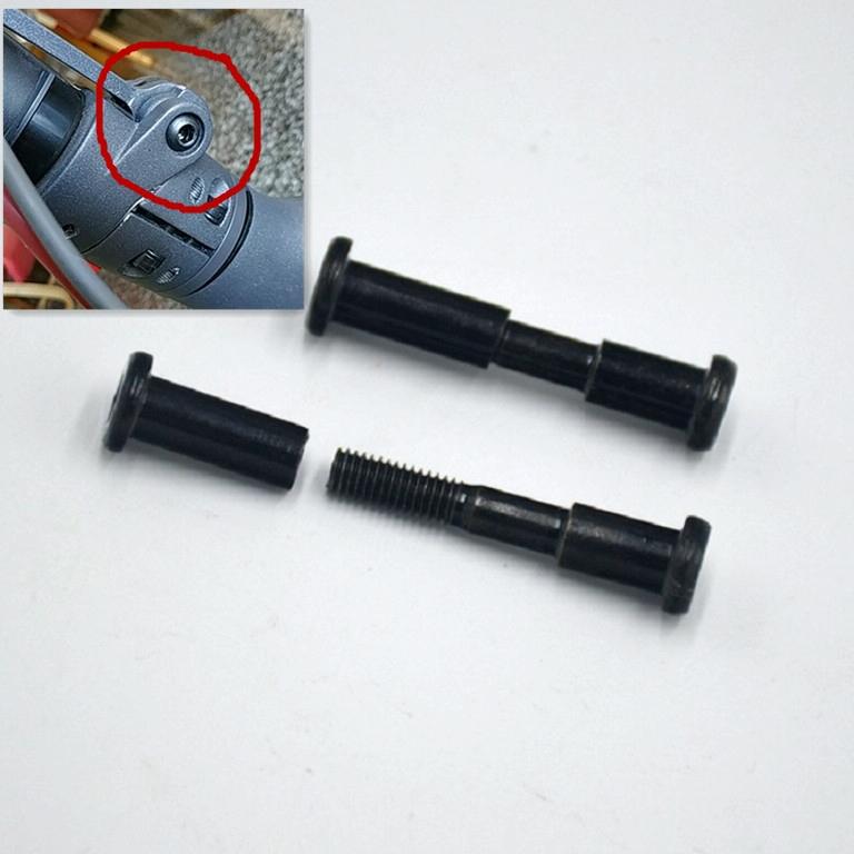 2 Pack Inner Hex Lock Screws For Xiaomi Mijia M365 Electric Scooter Black Accessories Parts