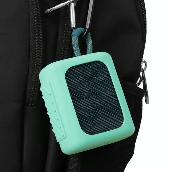 Silicone Cover For Jbl Go3with Carabiner Red Cases Covers & Skins