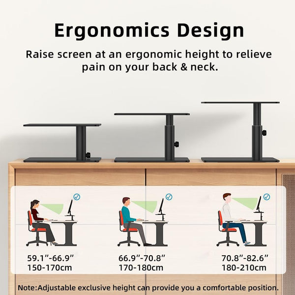 Aluminum Computer Screen Bracket Black By Lenuo Monitor Mounts & Stands