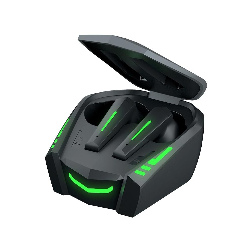 Xt80 Tws Dual Mode Bluetooth Earphones With Breathing Light And Charging Box Black Earbuds