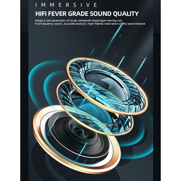 Xt80 Tws Dual Mode Bluetooth Earphones With Breathing Light And Charging Box Black Earbuds