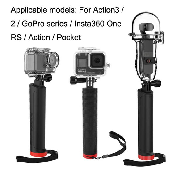 Action Camera Handle Floating Rod For Gopro Hero 11 And 360 One Rs Audio Video Other Camera & Photo Accs