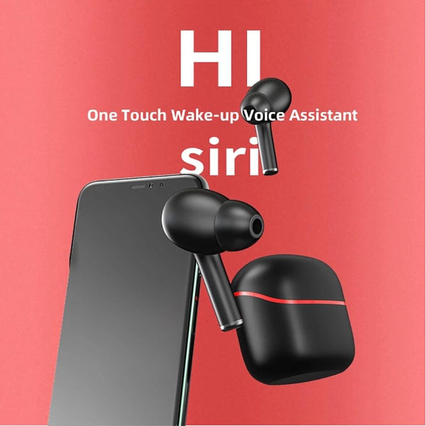 Wireless Sport Earphones With Touch Control And Mic Bluetooth 5.0 Stereo Bass Black Earbuds