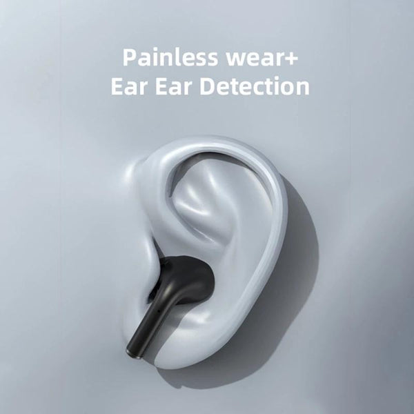 Wireless Sport Earphones With Touch Control And Mic Bluetooth 5.0 Stereo Bass Black Earbuds