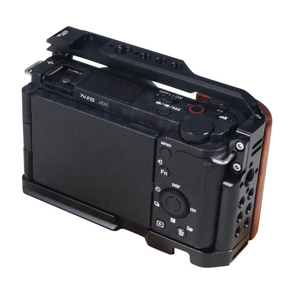 Handle Alloy Rabbit Cage For Sony Zv E10 Camera Black Camera Cases Bags & Covers