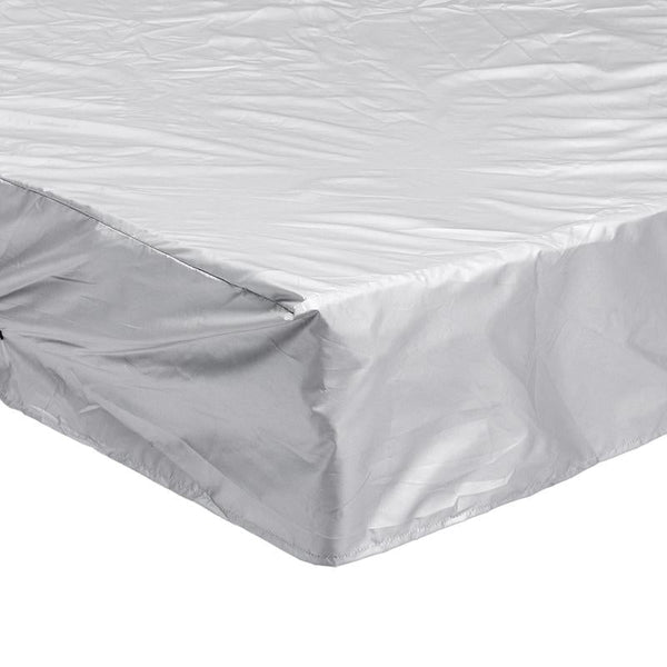 Waterproof Dustproof Protection Cover For Bathtub Pool Table & Chair 231X231x30cm Silver Outdoor Furniture Covers