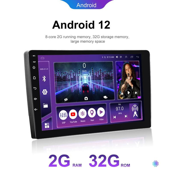 9 Inch 8 Core Carplay Android Navigation Monitor 2 + 32G Memory Other Car Video