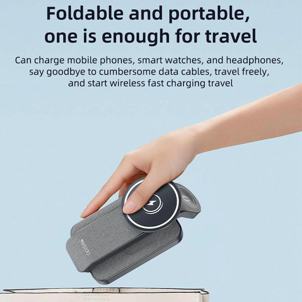 4 In 1 Magnetic Wireless Charging Stand With Night Light Chargers & Cradles