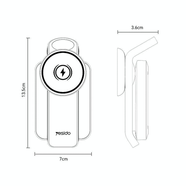 4 In 1 Magnetic Wireless Charging Stand With Night Light Chargers & Cradles