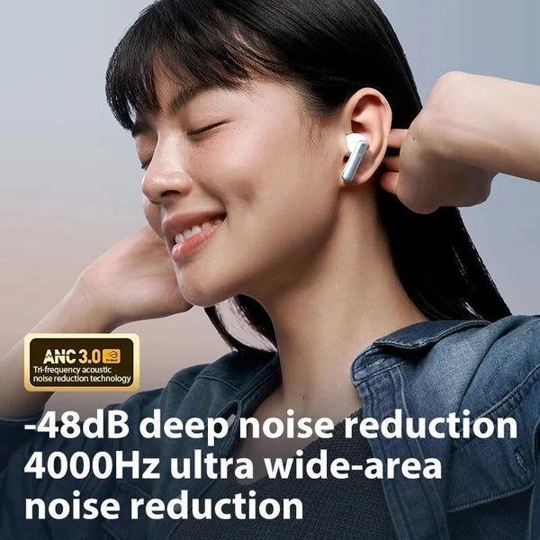 Wireless Anc Bluetooth With Noise Reduction T51s White Earbuds