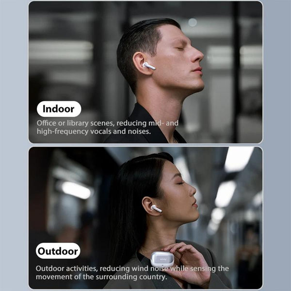 Wireless Anc Bluetooth With Noise Reduction T51s White Earbuds