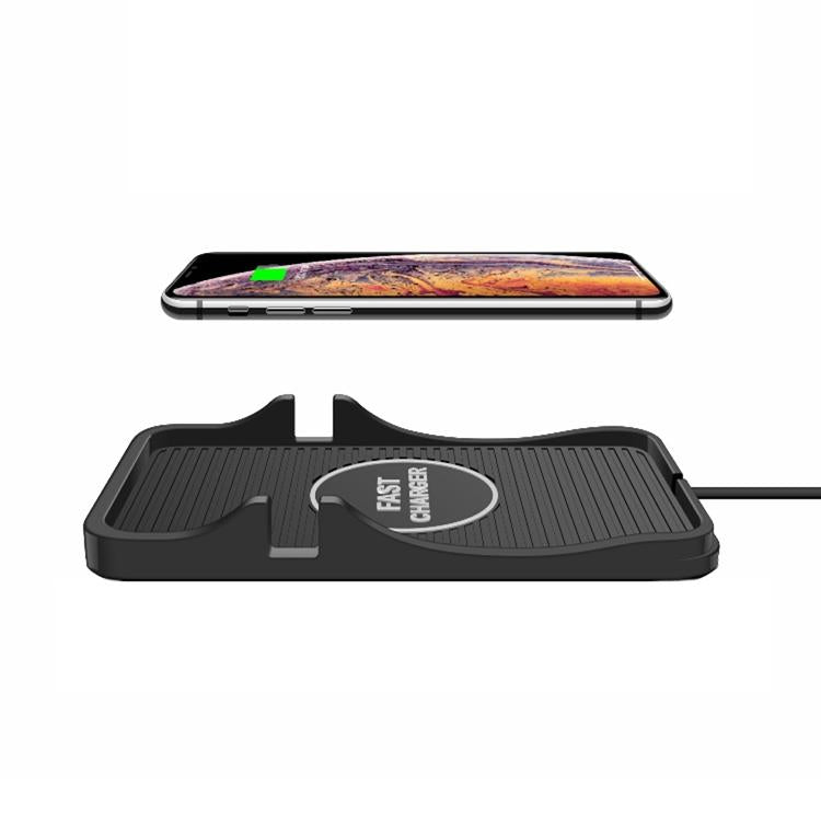 2 In 1 Non Slip Wireless Charger For C7 Car Navigation Black Other Car Video