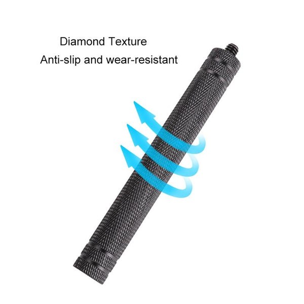 Aluminum Alloy Extension Rod With Diamond Texture For Audio And Video Use Other Camera & Photo Accs