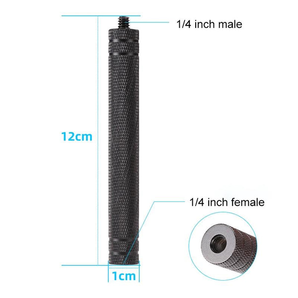 Aluminum Alloy Extension Rod With Diamond Texture For Audio And Video Use Other Camera & Photo Accs