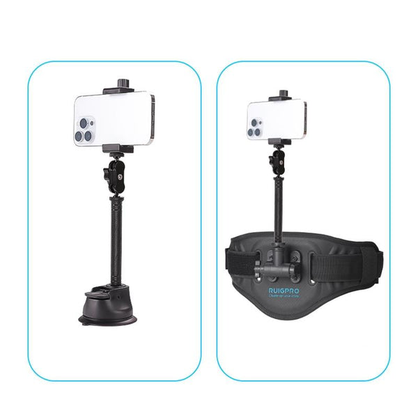 Aluminum Alloy Extension Rod With Diamond Texture For Audio And Video Use Other Camera & Photo Accs