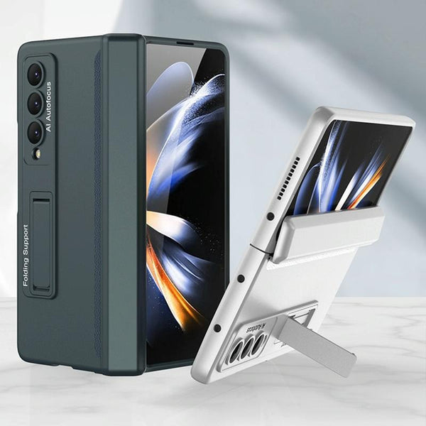 For Samsung Galaxy Z Fold4 5G Foldable Magnetic Hinged Case Black Cases Covers & Skins