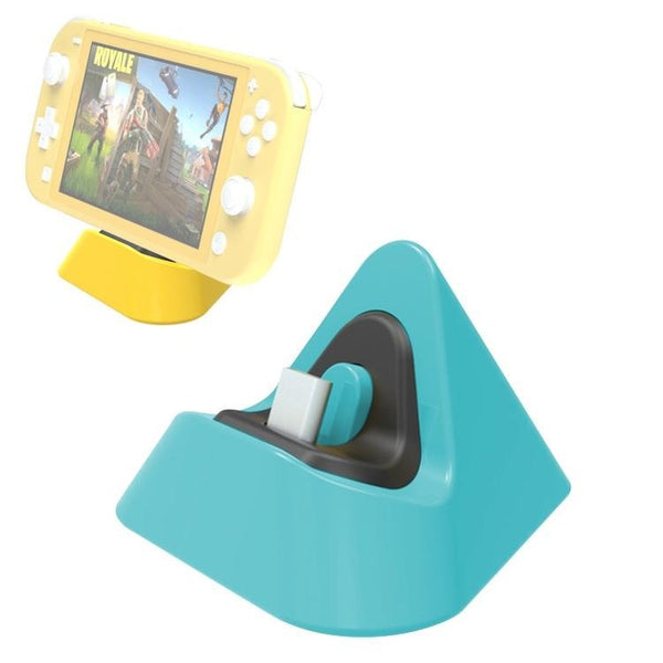 2 Pack Triangle Charger For Nintendo Switch / Lite Yellow Chargers & Charging Docks