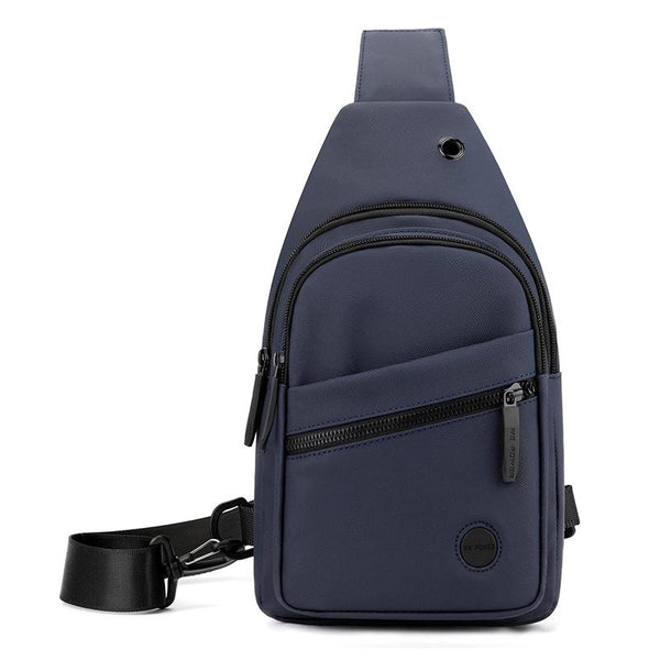 Outdoor Chest Bag For Men Crossbody Shoulder Daily Use Black Bags