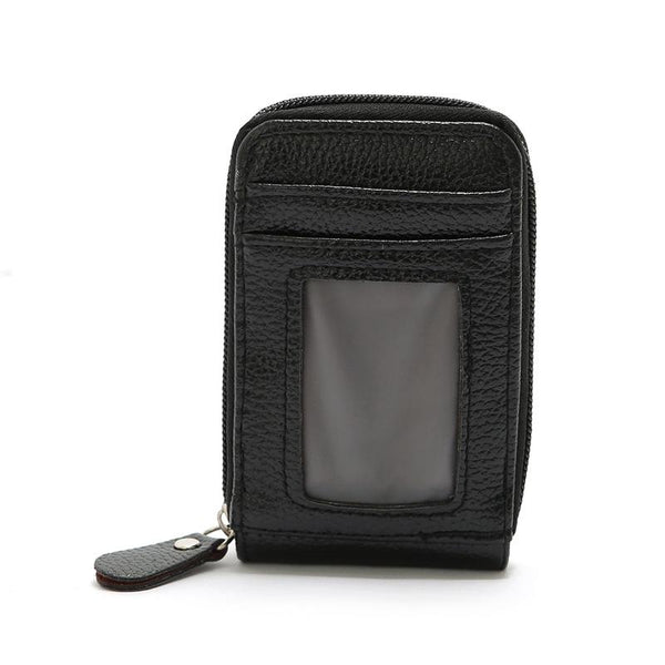 Woven Mini Coin Purse For Ladies Student Id & Card Holder Black Business Card Holders