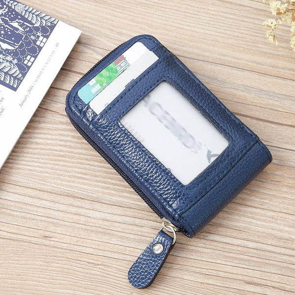 Woven Mini Coin Purse For Ladies Student Id & Card Holder Black Business Card Holders