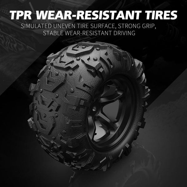 High Speed 4Wd Rc Car 1 18 Scale Black / Yellow Rc Model Vehicles