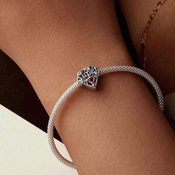 925 Sterling Silver Super Mom Diy Beaded Jewelry Charms & Pendants