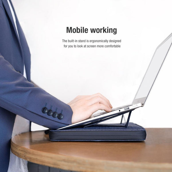 16.0 Inch Commuter Laptop Sleeve Multifunctional Dark Gray Laptop Cases & Bags