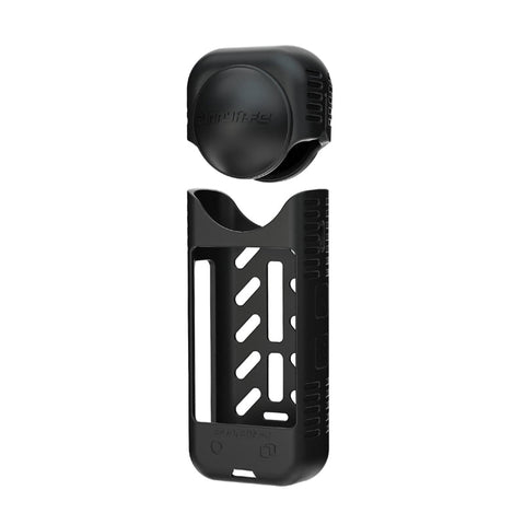 Silicone Shockproof Case And Lens Cover For Insta360 X4 By Black Camera Cases Bags & Covers