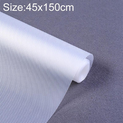 Waterproof Diamond Texture Cut Off Cabinet Drawer Mat 45X150cm White Drawer Liners