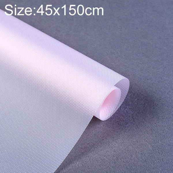 Waterproof Diamond Texture Cut Off Cabinet Drawer Mat 45X150cm White Drawer Liners