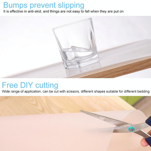 Waterproof Diamond Texture Cut Off Cabinet Drawer Mat 45X150cm White Drawer Liners