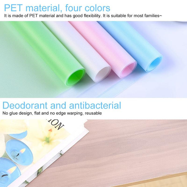 Waterproof Diamond Texture Cut Off Cabinet Drawer Mat 45X150cm White Drawer Liners