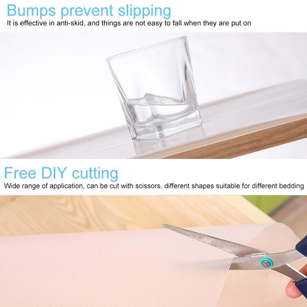 Waterproof Diamond Texture Cut Off Cabinet Drawer Mat 45X150cm White Drawer Liners