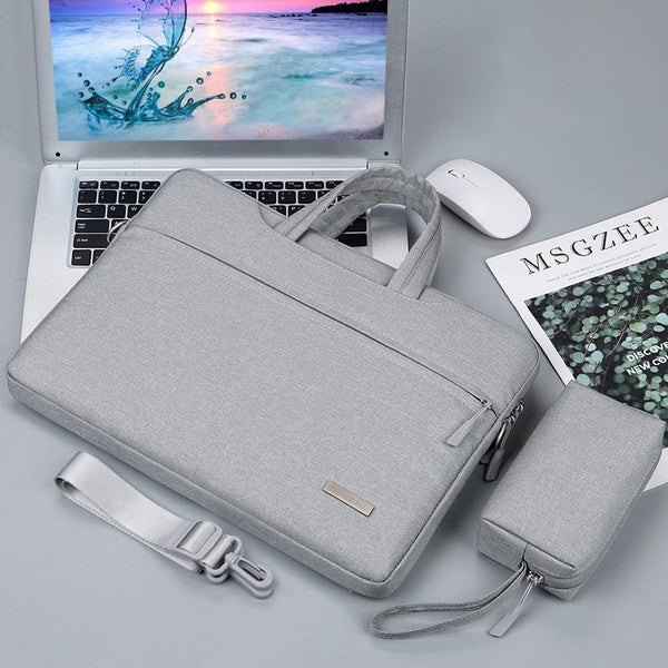 12 Laptop Handbag With Shoulder Strap And Power Bag Inner Pink Laptop Cases & Bags