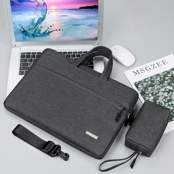 12 Laptop Handbag With Shoulder Strap And Power Bag Inner Pink Laptop Cases & Bags
