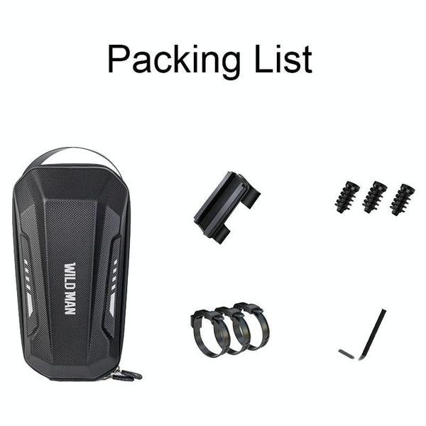 Convenient Folding Bike Front Bag Durable Eva Shell Quick Release Gd9x Plus 3L Gym Bags