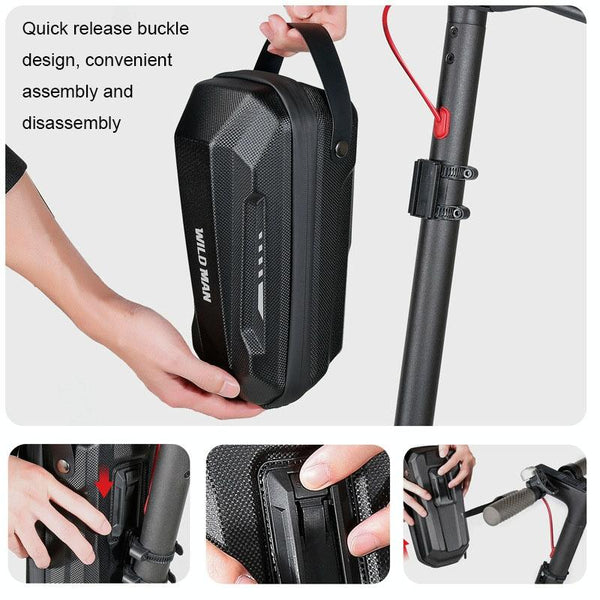 Convenient Folding Bike Front Bag Durable Eva Shell Quick Release Gd9x Plus 3L Gym Bags