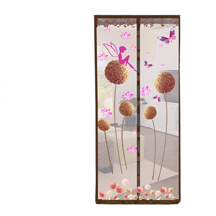 100X210cm Magnetic Summer Mosquito Screen Door Curtain Coffee Other Door Hardware