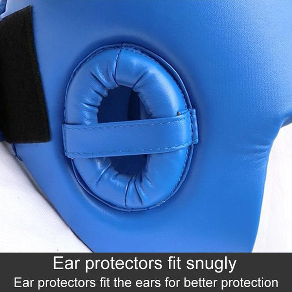 Competition Sparring Boxing Helmet For Head Protection Red With Mask M Protective Pads & Armour