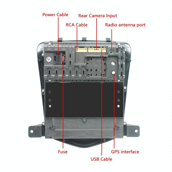 9.7 Inch Navigation System For Chevy Cruze + 4 Camera 1 16G Light Car Audio In Dash Units