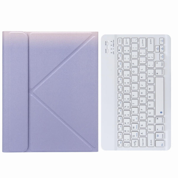 Leather Case With Bluetooth Keyboard For Ipad 9.7 2018 & 2017 Three Fold Holder Rainbow Laptop Cases & Bags