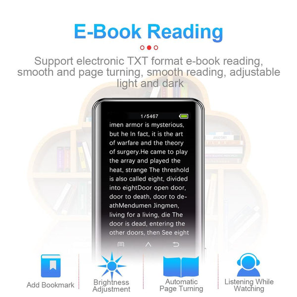 1.8 Inch Touch Lcd Hifi Mp3 Player 16Gb Memory With Bluetooth 8Gb Ipods & Mp3 Players