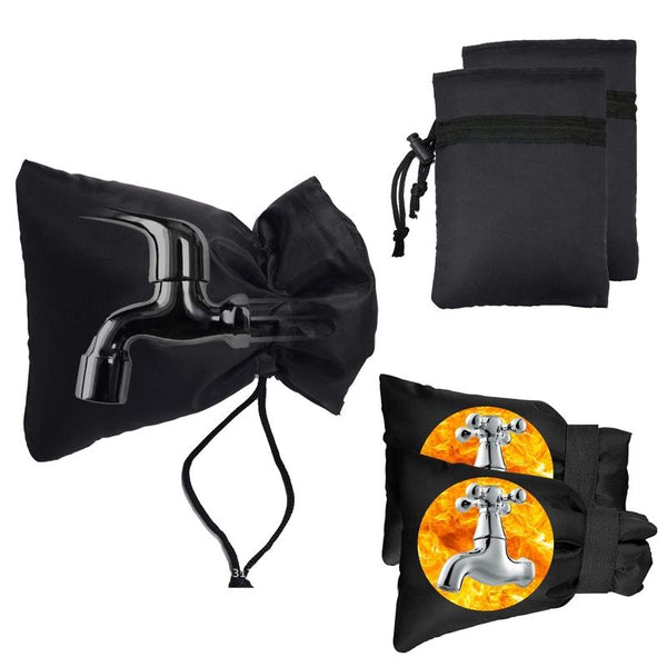 Outdoor Faucet Frost Cover Oxford Cloth Rope Model Black Other Watering Equipment