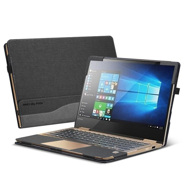 Yoga 730 13 Laptop Leather Case Protective Gentleman Gray Laptop Cases & Bags