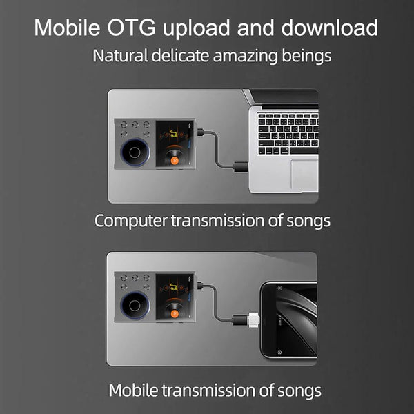 2.4 Inch Hifi Bluetooth Music Player Dsd256 Mastering Sound Quality 16Gb+16Gb Memory Gray 16Gb+8Gb Ipods & Mp3 Players