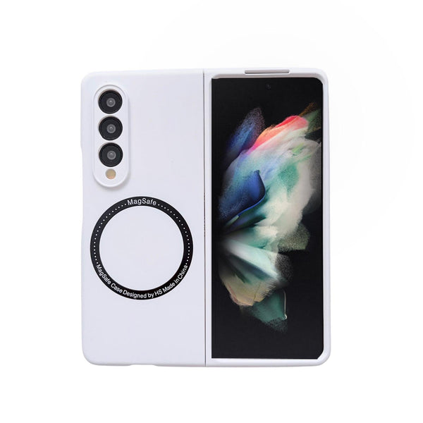 For Samsung Galaxy Z Fold4 5G Magnetic Skin Case Magsafe White Cases Covers & Skins