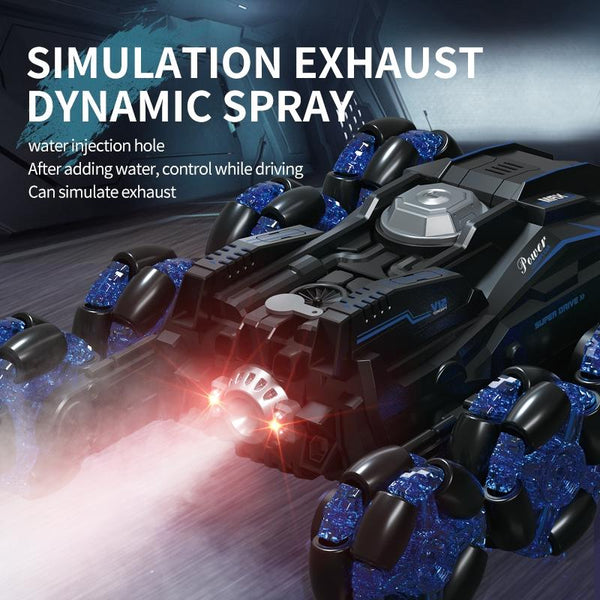 Stunt Drift Remote Control Car Dual Eight Wheels Blue Rc Model Vehicles