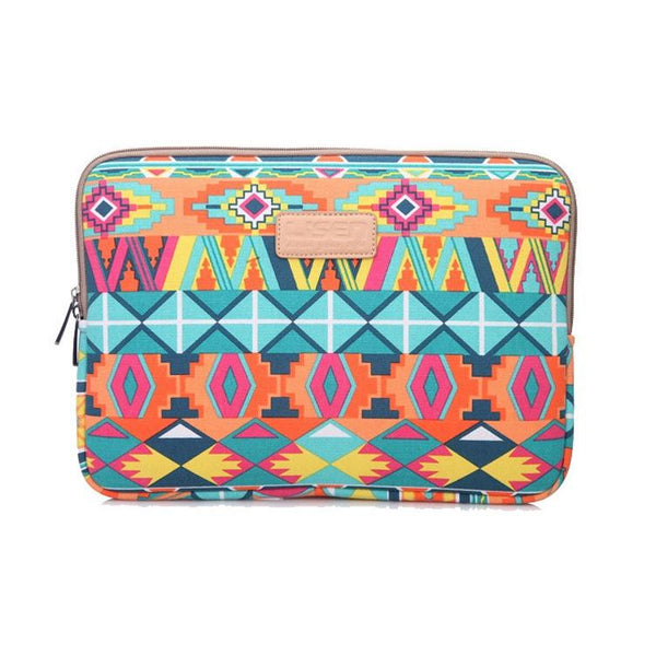 12 Inch Lingge Laptop Liner Bag Pattern Design Green Diamond Lattice Laptop Cases & Bags