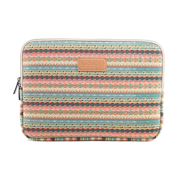 12 Inch Lingge Laptop Liner Bag Pattern Design Green Diamond Lattice Laptop Cases & Bags