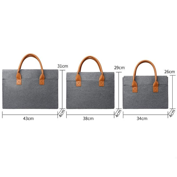 Lightweight Oxford Cloth Laptop Bag With Pu Handle Portable Red 14 Inch Laptop Cases & Bags